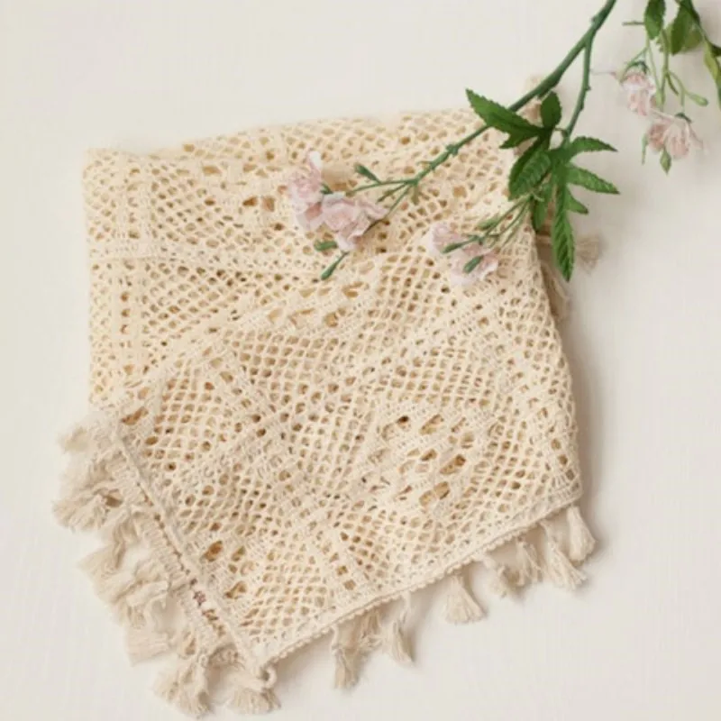 Tassel Fringe Trim - 신생아 사진 소품 사진 매트 코튼