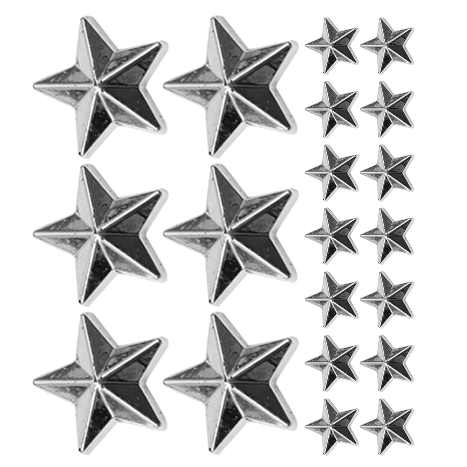 Craft Embellishment - 300개 플랫 백 아크릴 별 장식품,