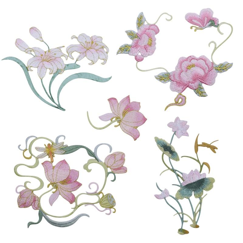 Applique Patch Flower - 1개 DIY 의류 공예 자수 꽃