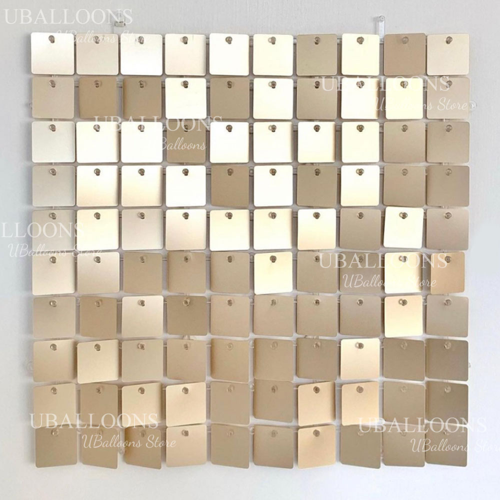 무광 샴페인 골드 배경 패널 12/18/24개 무광 골 - Sequin Fabric Panel 리뷰 및 가격