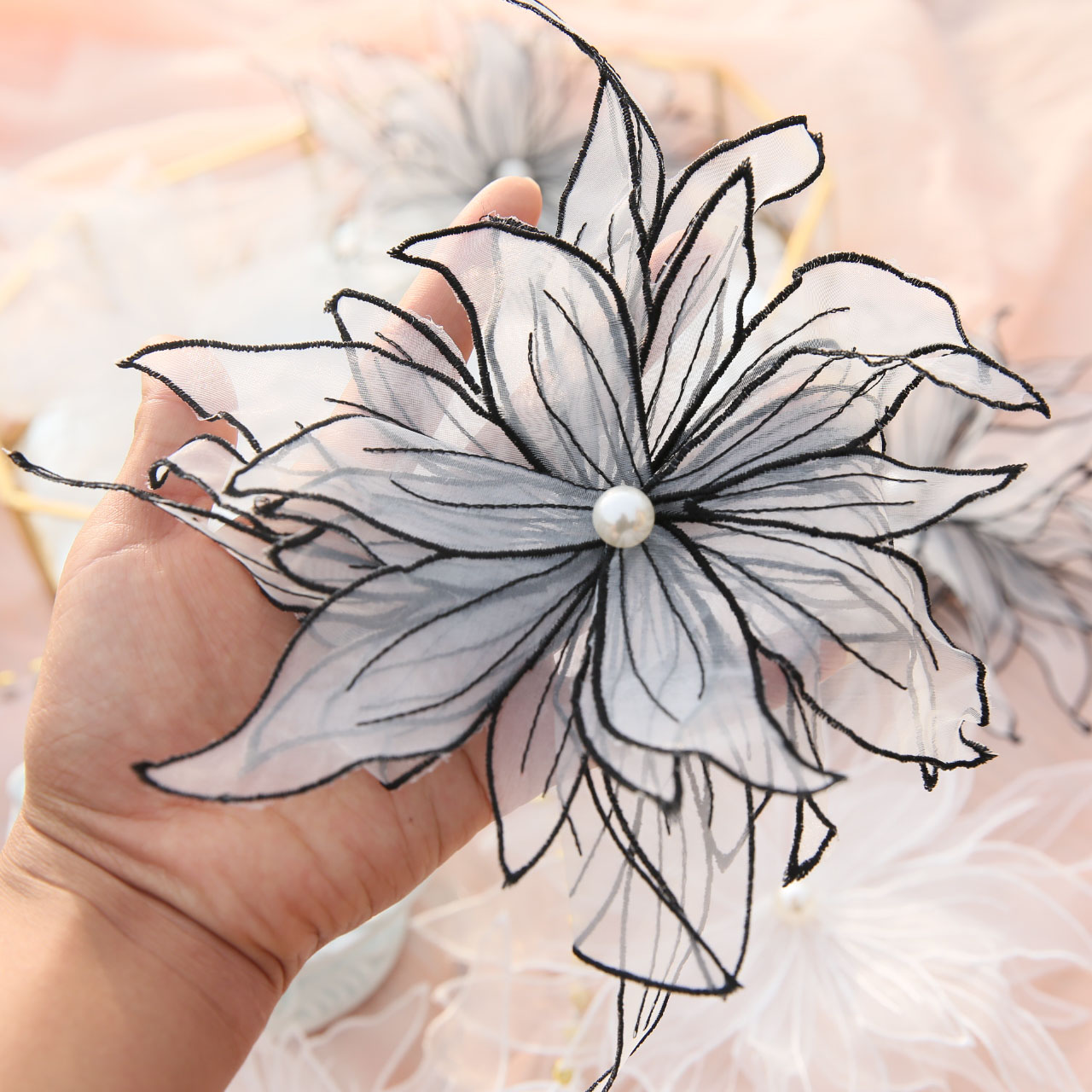 1Pc 요정 꽃 아플리케 의류용 패치 DIY 웨딩 드레 - Applique Patch Flower 리뷰 및 가격
