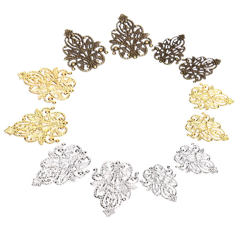 핫세일 20개 믹스 필리그리 공예품 속이 빈 DIY 장 - Craft Embellishment 리뷰 및 가격