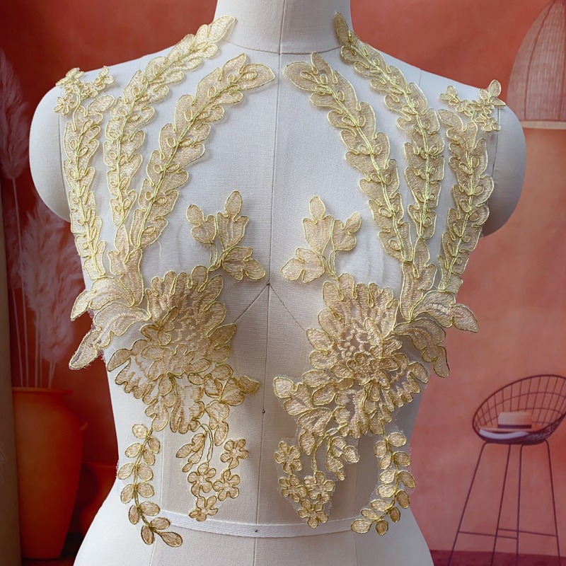 웨딩 DIY 공예 장식용 금색 레이스 트림 바느질 액세 - Craft Embellishment 리뷰 및 가격