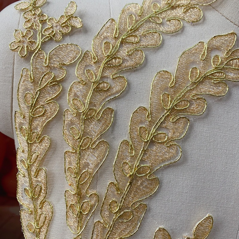 웨딩 DIY 공예 장식용 금색 레이스 트림 바느질 액세 - Craft Embellishment 리뷰 및 가격