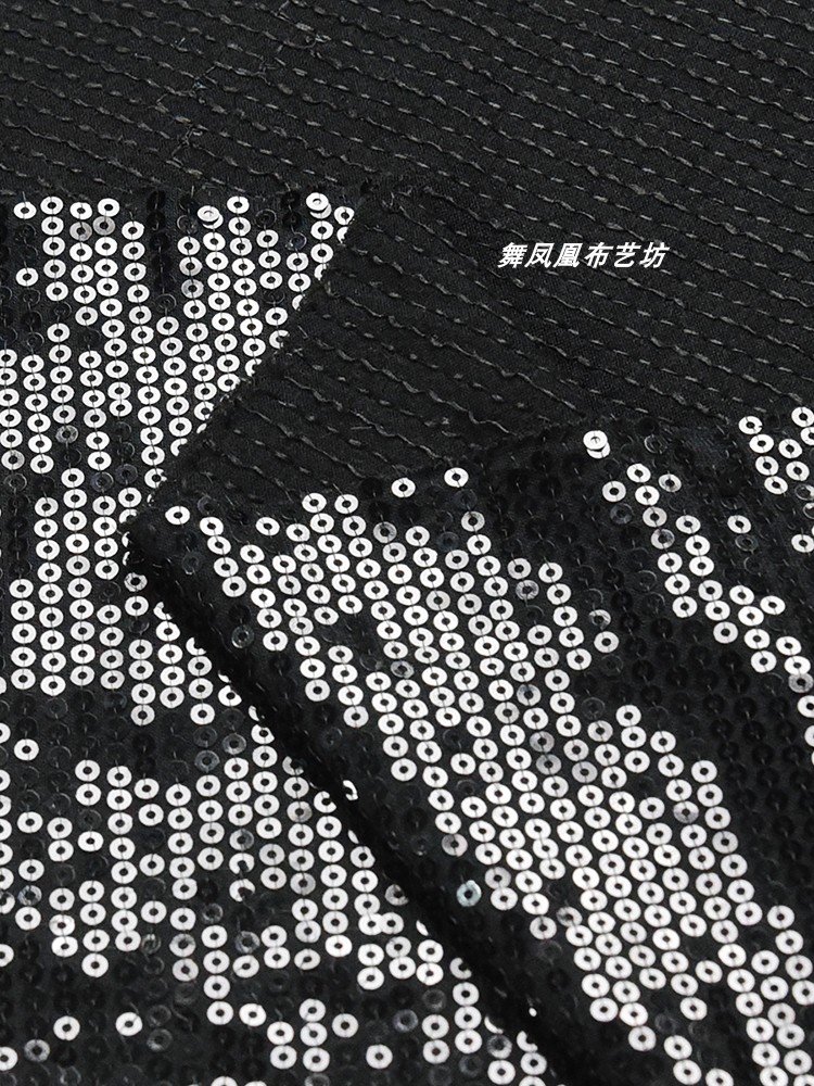 여성용 블랙 고탄성 스팽글 원단 원피스, 드레이프 느낌 - Crystal Mesh Fabric 리뷰 및 가격